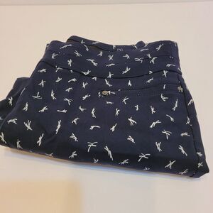 Maurices, Pullon Dress Pants, Navy with white, size S‎